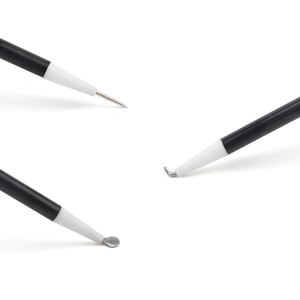 Électrode monopolaire en L de 5 mm en acier, réutilisable, pour instrument chirurgical, certifiée CE Classe II, à commande manuelle - Product Image 1
