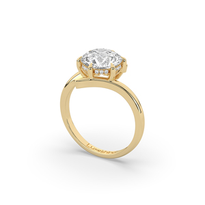 Anillo de Diamante de Laboratorio de Corte Brillante Redondo de Lujo de 2.57Ct, Estilo Único, Ligero, Plata de Ley 925, Joyería Fina, Regalo - Product Image 4