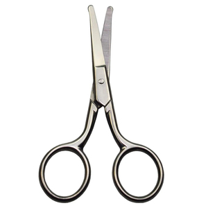 กรรไกรตัดเล็บสแตนเลสคุณภาพสูง คมตรง ใช้สำหรับดูแลส่วนตัว ตัดขนบนใบหน้า คิ้ว - Product Image 4