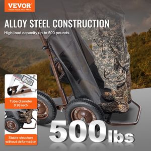 Carrito para Caza de Ciervos de 500 LBS con 4 Ruedas Grandes y Mango Ergonómico, Carrito de Mano Plegable de Alta Resistencia con 4 Ruedas Grandes - Product Image 2