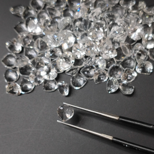 Natural White Topaz 6MM Heart Cut Best Quality Loose Gemstone For Jewelry Making - Product Image 4