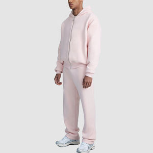 Survêtement de sport personnalisé pour fabricants, haute qualité, 100 % coton, séchage rapide, coupe-vent, grande taille, pour la gym et le fitness - Product Image 5