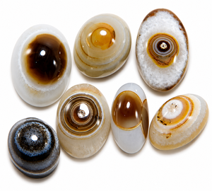 Yemeni <b>Aqeeq</b> Soleimani Hakik Eye Agate Cabochon Natural Oval Shape Loose Gemstone for Jewelry Making - Product Image 2