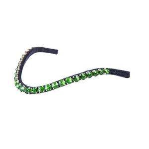 Luvin — bandeau équitation en cuir 100% véritable, cheval avec Swarovski cristal indien, vente en gros, fabricant, toutes les tailles disponibles - Product Image 1