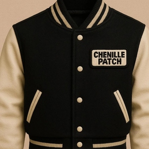 Écussons en chenille personnalisés par le fabricant, logo brodé pour vestes universitaires, chapeaux, bonnets et vêtements - Product Image 3