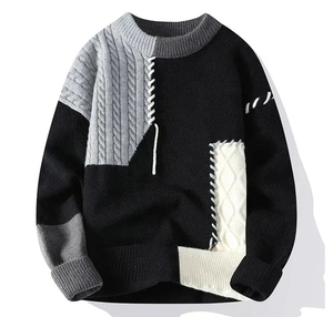 Sweat-shirt décontracté à capuche zippé pour homme, nouveau style 2026, chaud, tricoté, respirant, 100 % coton, écologique, pour l'extérieur, tendance automne - Product Image 3