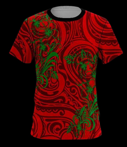 Camiseta de Manga Corta con Estampado Polinesio 3D Vintage, Diseño de Tatuaje de Flores de Samoa, para Hombre y Mujer, Estilo Urbano, Sublimación - Product Image 4