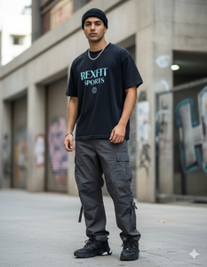 เสื้อยืดคอตตอนโอเวอร์ไซส์แบบกำหนดเองสำหรับผู้ชาย สตรีทแวร์ พิมพ์ลายกราฟิกโลโก้ เนื้อผ้าหนา แฟชั่นลำลอง OEM ODM - Product Image 1