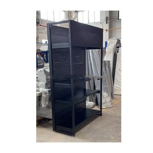 Estante Vertical Metálico de Alta Resistencia y Estantería para Tiendas de Conveniencia y Almacenes - Preensamblado - Product Image 1