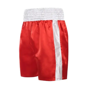 Shorts de Muay Thai légers avec logo personnalisé OEM / Shorts de boxe personnalisés pour unisexe, 100% polyester, imprimés par transfert thermique - Product Image 3