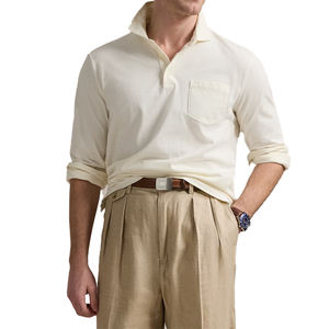 Nouveau T-shirt Homme Classique en Jersey Tricoté Effet Suédé Séchage Rapide Personnalisable Doux Confortable Décontracté Manches Courtes Renforcé - Product Image 1