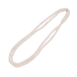 Collier long pour femme Zhuji Danshui, chaîne de pull à double couche avec de vrais perles, nouveau produit - Product Image 5