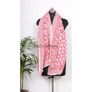 <b>Large</b> 100% Cotton Hand Block Print Sarong Pariyo Bikini Cover Up Beach Wrap <b>Scarf</b> Lightweight Women Wholesale Fashion - Product Image 2