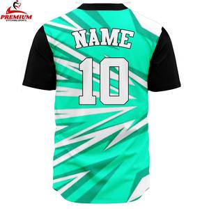 Maillot de baseball jaune personnalisé en gros, respirant, anti-humidité, séchage rapide, col en V, grande taille, imprimé sérigraphié 100% - Product Image 2