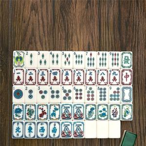 Juego de Mahjong de Resina, Nuevo, Mini, de Viaje, 4 Capas, Acrílico Grabado, Lujoso, 160 Piezas, Fichas de Mahjong Rojas Estilo Americano - Product Image 5