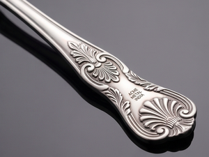 Elegant Metal Salad <b>Servers</b> High Mirror Polish With Ornate Handle Dishwasher Safe For Household Party And Restaurants - Product Image 2