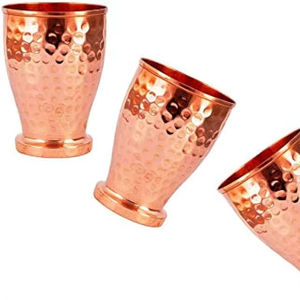 Proveedor mayorista de cristalería de cobre, fabricante, logotipo personalizado, marca, exportación, artículos para bebidas, reutilizables, duraderos, India - Product Image 1