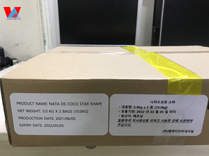 High Quality Coconut Jelly in Syrup and Compressed Nata De Coco with Pressed 1:10 Made in Vietnam/ Lima - Product Image 3