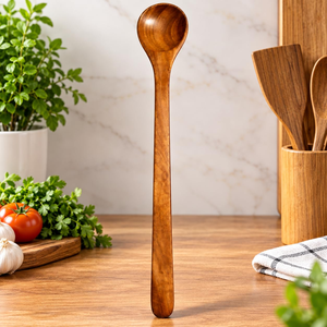 Juego de Cucharas de Cocina de Madera, Cucharas para Servir, Utensilios de Cocina para Cocinar, Remover y Mezclar - Product Image 2