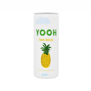 Wholesale Pineapple Juice Drink 240ml YOOH Brand Refreshing Fruit <b>Beverage</b> Competitive Price Export - Product Image 1