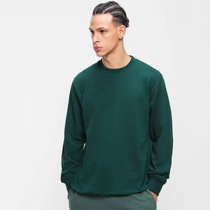 Sweat-shirt à col rond pour homme, 100% coton, imprimé sur mesure, streetwear décontracté, vente en gros - Product Image 5