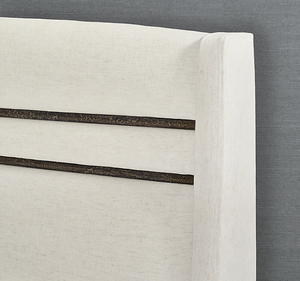 โครงเตียงไม้มะฮอกกานีแท้ทรงโมเดิร์นมินิมอลแบบสั่งทำขนาดใหญ่ 4 ลิ้นชัก ยี่ห้อ Selma เฟอร์นิเจอร์ห้องนอนร่วมสมัย หัวเตียงดีไซน์ทันสมัย - Product Image 2