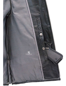 Men's Genuine <b>Leather</b> Vest Custom Wholesale OEM Adults Motorcycle <b>Sleeveless</b> Biker <b>Jacket</b> Vintage Premium Casual Outerwear 2026 - Product Image 6