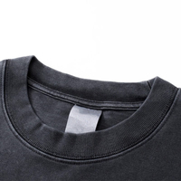T-shirts pour hommes personnalisés de haute qualité OEM, 100% coton, col rond, manches longues, tissu peigné décontracté bicolore