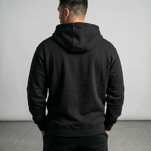 320GSM Heavyweight Thermal Fleece Men’s Tracksuit – Hoodie & <b>Sweatpants</b> <b>Set</b> with Custom Front Graphic Printed Logo - Product Image 4