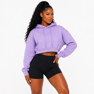 Sudadera con Capucha Corta para Mujer, Estilo Casual y Urbano, de la Hermandad Cosh International Sorority - Product Image 1