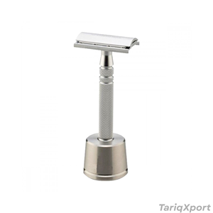 Maquinilla de Afeitar de Seguridad Desechable Profesional de Alta Gama, Fabricada en Acero Inoxidable Sueco, con Triple Cuchilla y Mango de ABS, para Afeitado en Húmedo - Product Image 3