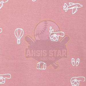 Débardeur rose sans manches pour homme, col rond, tricoté, imprimé, décontracté, respirant, en polyester - Product Image 6