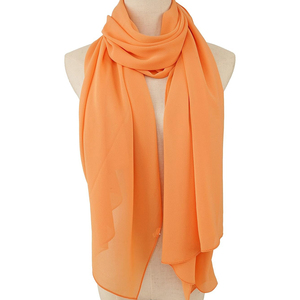 Solid Color Muslim Women Dupatta for Sale Low Price <b>Chiffon</b> Women <b>Scarf</b> Dupatta Best Quality - Product Image 3