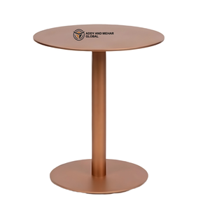 Modern Round Iron Metal <b>Stool</b> with Cylindrical Legs Minimalist Powder Coated Steel <b>Stool</b> for Home Cafe & Commercial Use - Product Image 1