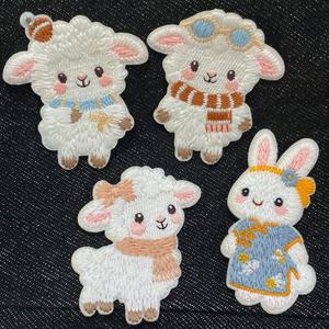 Embroidery Patch Iron On Embroidered Fabric Badge Applique Patches for Clothing <b>Jackets</b> Hats Bags Wholesale Heat Transfer Decora - Product Image 4