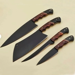 Juego de Cuchillos de Chef Profesionales de Acero Inoxidable de 5 Piezas, Hechos a Mano por Ahmad Fabric, Mango de Resina, Funda de Cuero, Diseño Moderno, Personalizable - Product Image 6