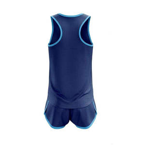 Nuevo Diseño de Última Generación, Sublimación Personalizada de Fábrica, Diseño Personalizado Directo, Conjuntos de Camisetas Deportivas Unisex de Poliéster para Correr - Product Image 3
