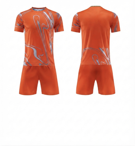 Uniforme de Fútbol Personalizado con Estampado de Mármol, Ropa Deportiva Premium, Tela de Malla 100% Poliéster, Absorbe la Humedad, Secado Rápido, Cuello Redondo - Product Image 1