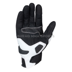 Gants de moto en cuir personnalisés avec fibre de carbone, imperméables, pour l'hiver, à doigts entiers, pour la course - Unisexe BURAQ MMA SPORTS - Product Image 6