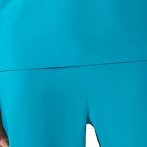 Camiseta Médica de Manga Corta con Cuello en V para Hombre, Color Verde Azulado, con Bolsillo en el Pecho, Uniforme de Enfermero de Hospital - Product Image 4