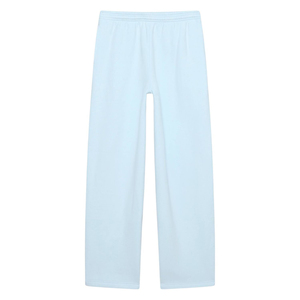 Custom Women Straight Leg Sweatpants <b>Elastic</b> Waist Regular Fit Casual Trousers Solid Color Winter <b>Lace</b> OEM ODM Wholesale - Product Image 2