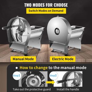 Electric Food Slicer 10-Inch Manual <b>Vegetable</b> & Fruit Cutter 0-0.4 Adjustable Thickness Fruit Slicer Machine Removable <b>Stand</b> - Product Image 5