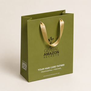 Luxury Boutique Paper <b>Bags</b> with Custom Logo Printing Strong Ribbon Handles for Beauty Brands Salons Events and Bulk Purchase - Product Image 3