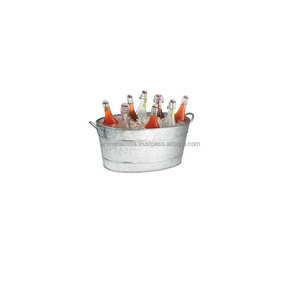 LATEST DESIGN HIGH QUALITY METAL GALVANIZED WINE COOLER ICE <b>BUCKET</b> for RESTAURANT & BAR - Product Image 6