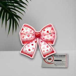 Lindas Placas Magnéticas Acrílicas para Pestañas con Diseño de Corazón Rojo y Lazo para el Día de San Valentín, Extensiones de Pestañas de Marca Privada, Forma de Flor, Cuadrado y Diamante - Product Image 4