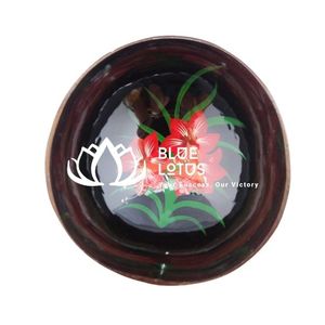 Bol en noix de coco mosaïque de perles vietnamien fait main de qualité supérieure, design classique, compatible lave-vaisselle, pour la décoration intérieure et la vente en gros - Product Image 1