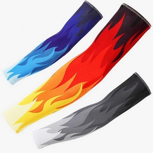 Manchon de compression personnalisé avec logo, manchon de sport par sublimation, protection UV, rafraîchissant, élastique, pour boxe, MMA, coude, vente en gros, OEM - Product Image 1