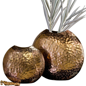 Vases à fleurs élégants en métal pour table, finition dorée, parfaits pour la décoration de la maison, des mariages et des hôtels - Product Image 6