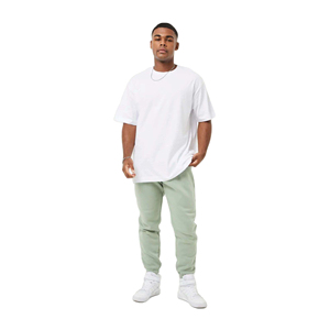 T-shirt Homme Oversize Personnalisé 220 g/m² Manches Courtes 100 % Coton Style Urbain Longueur Longue Anti-Plis Vierge - Product Image 1