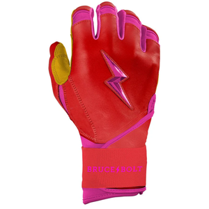 Custom Pro Baseball Batting Gloves Premium Cabretta Leather Anti-Slip Grip Adult Youth Lightweight Sports Gloves - Product Image 2